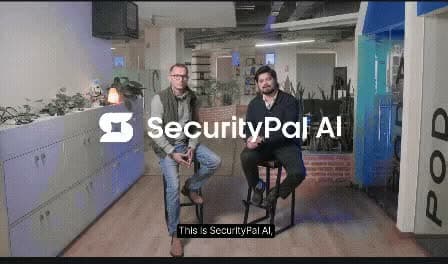 SecurityPal AI founders speaking inside the company’s Kathmandu office.